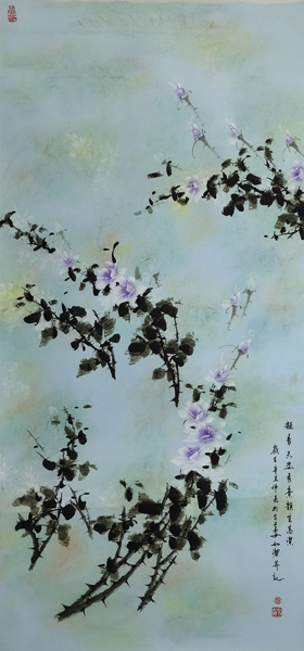 如洁作品《凝香天资秀》.jpg