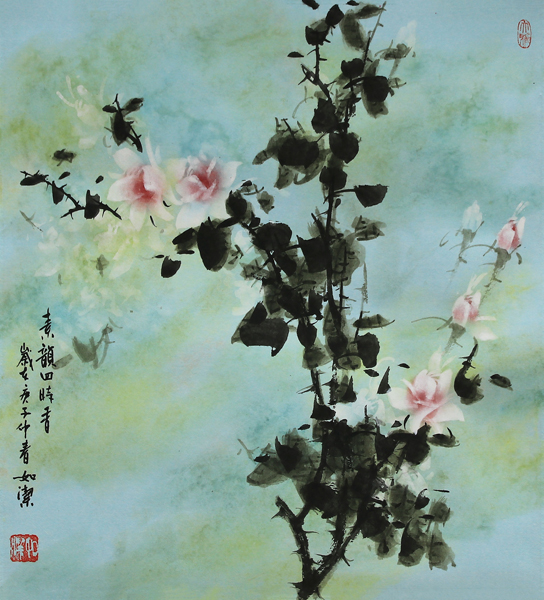 如洁作品《素韵四时香》.jpg