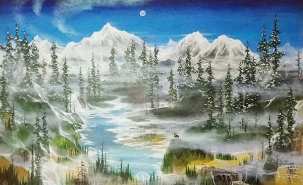 庞淳作品《雪山.冰湖，大荒之净美》.jpg